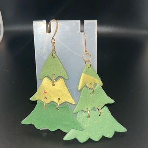 Polymer Clay Tree Earrings